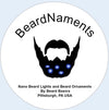 BeardNaments Beard Ornaments Nano Beard Lights Glitter Beard Kits by Beard Basics
